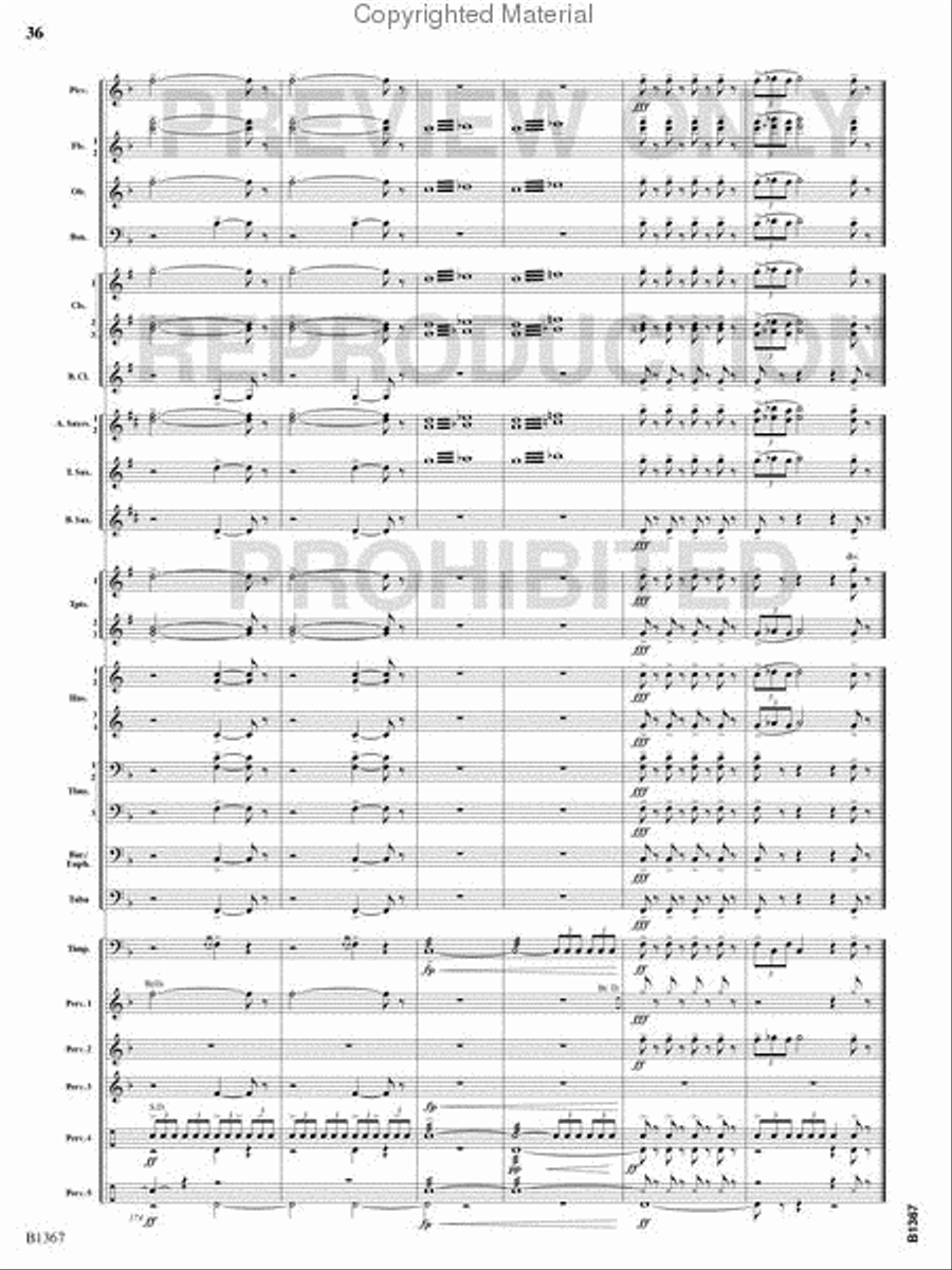 Month of the Cold Moon Month of the Cold Moon Concert Band scores gallery preview page 35
