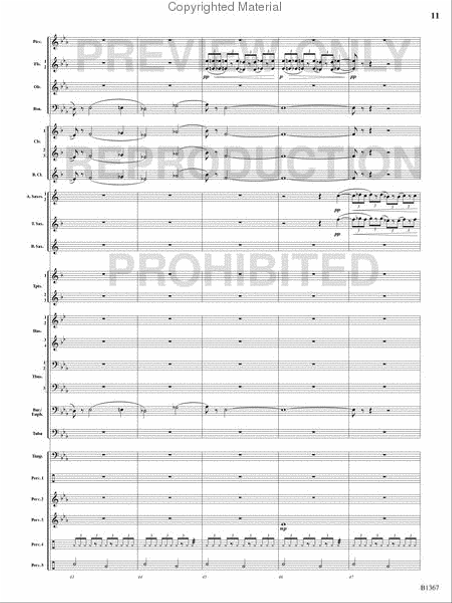 Month of the Cold Moon Month of the Cold Moon Concert Band scores gallery preview page 10
