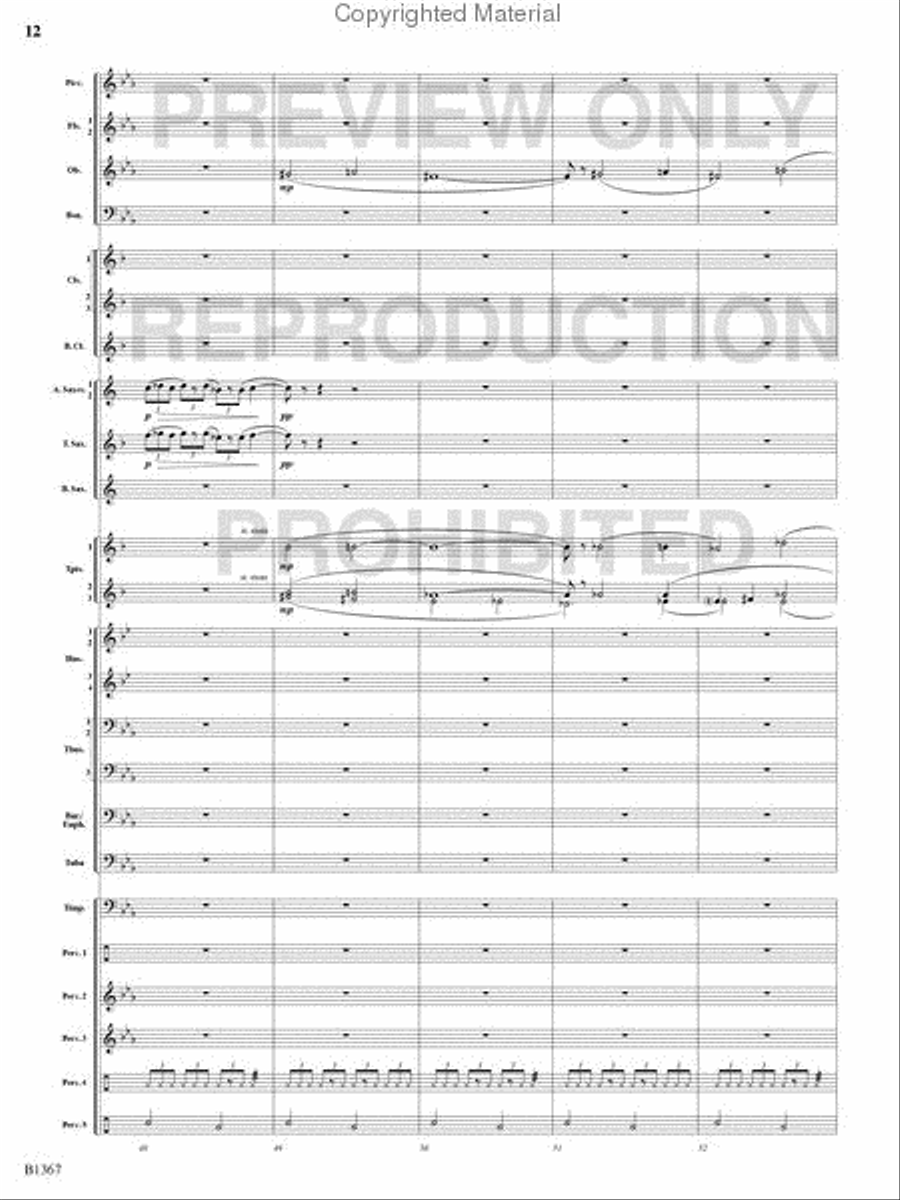 Month of the Cold Moon Month of the Cold Moon Concert Band scores gallery preview page 11
