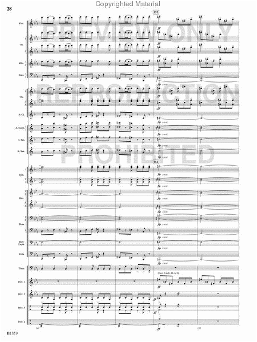 Raging Machines Raging Machines Concert Band scores gallery preview page 27