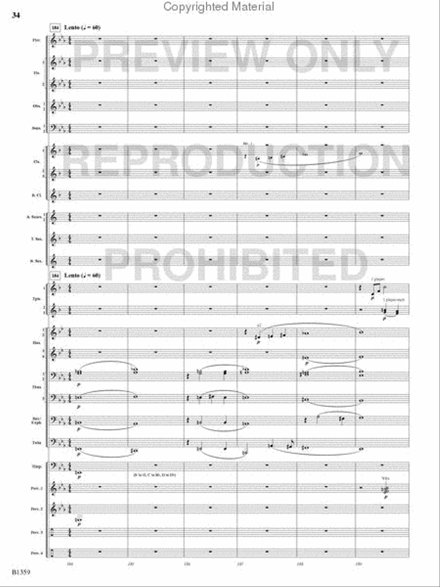 Raging Machines Raging Machines Concert Band scores gallery preview page 33