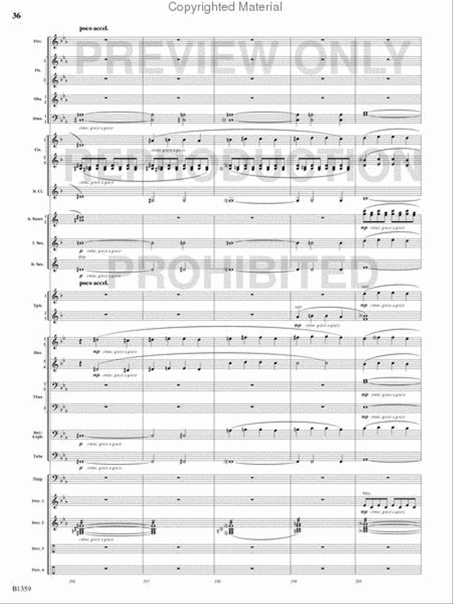 Raging Machines Raging Machines Concert Band scores gallery preview page 35