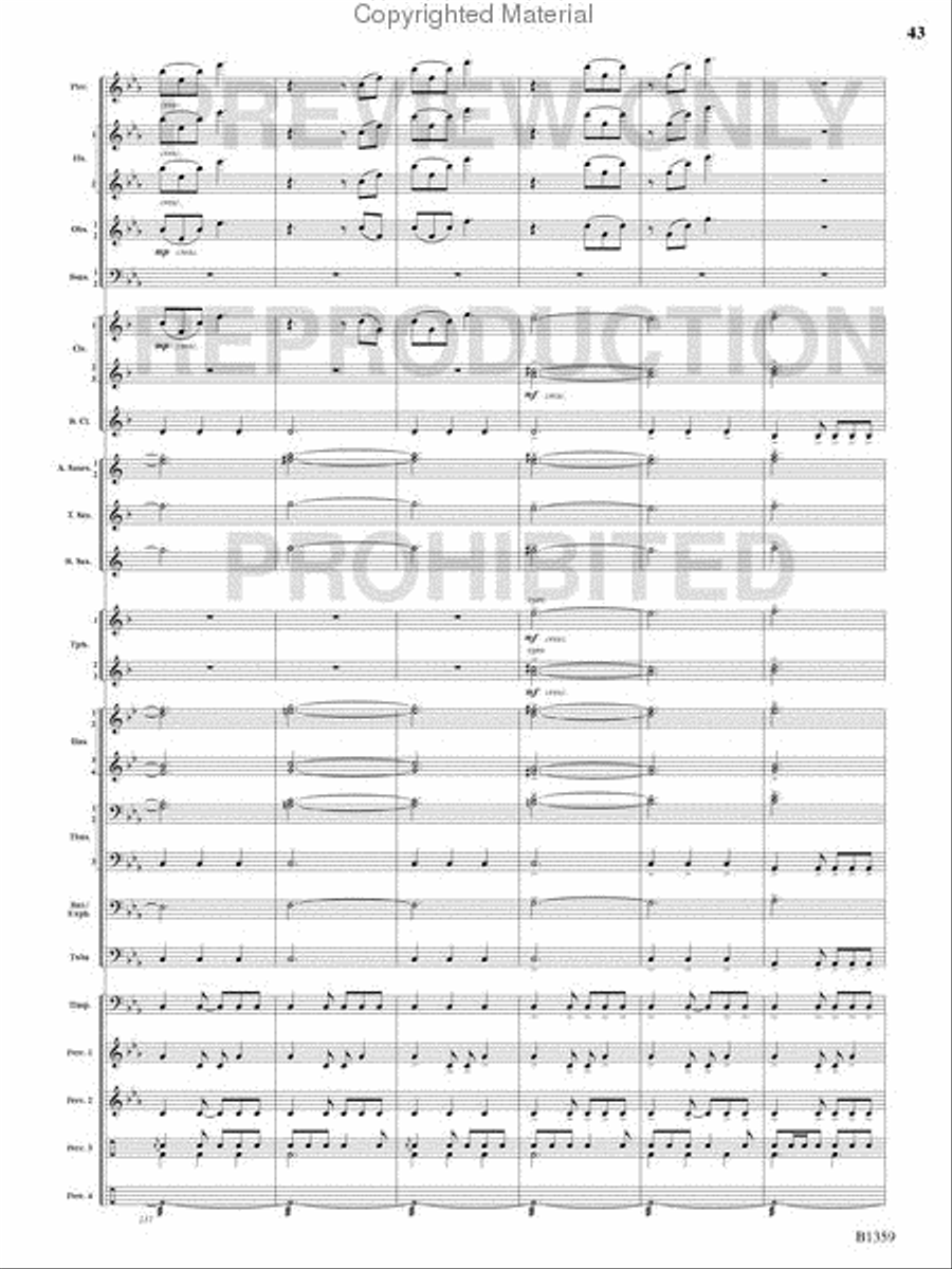 Raging Machines Raging Machines Concert Band scores gallery preview page 42
