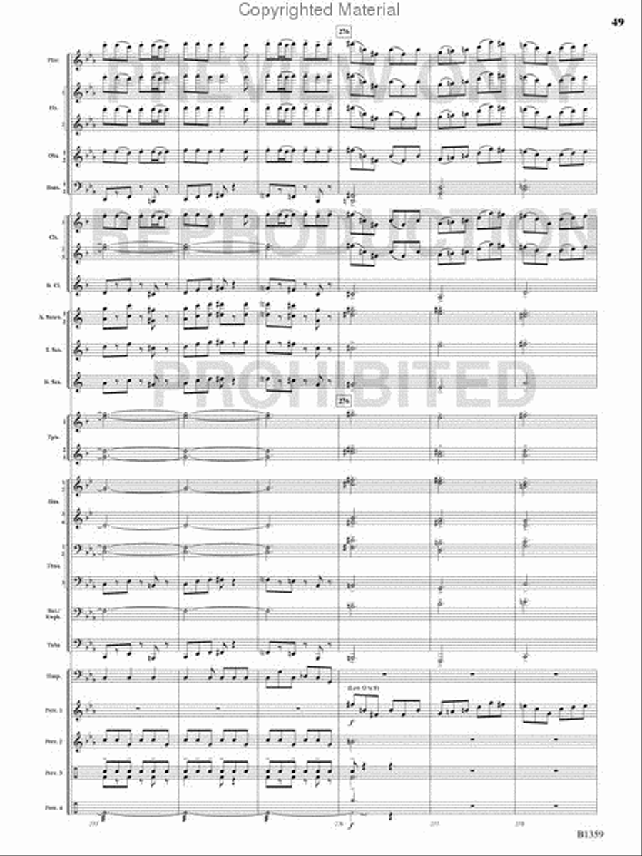 Raging Machines Raging Machines Concert Band scores gallery preview page 48