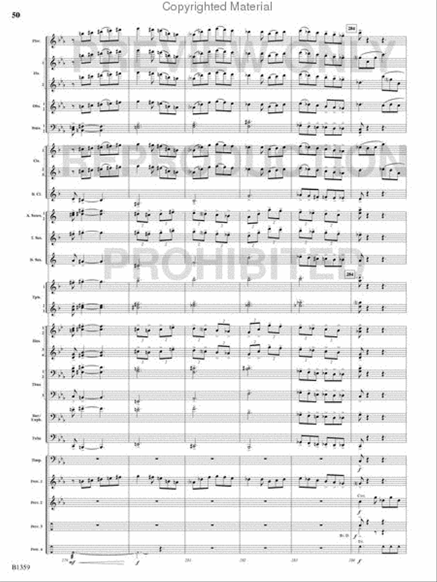Raging Machines Raging Machines Concert Band scores gallery preview page 49