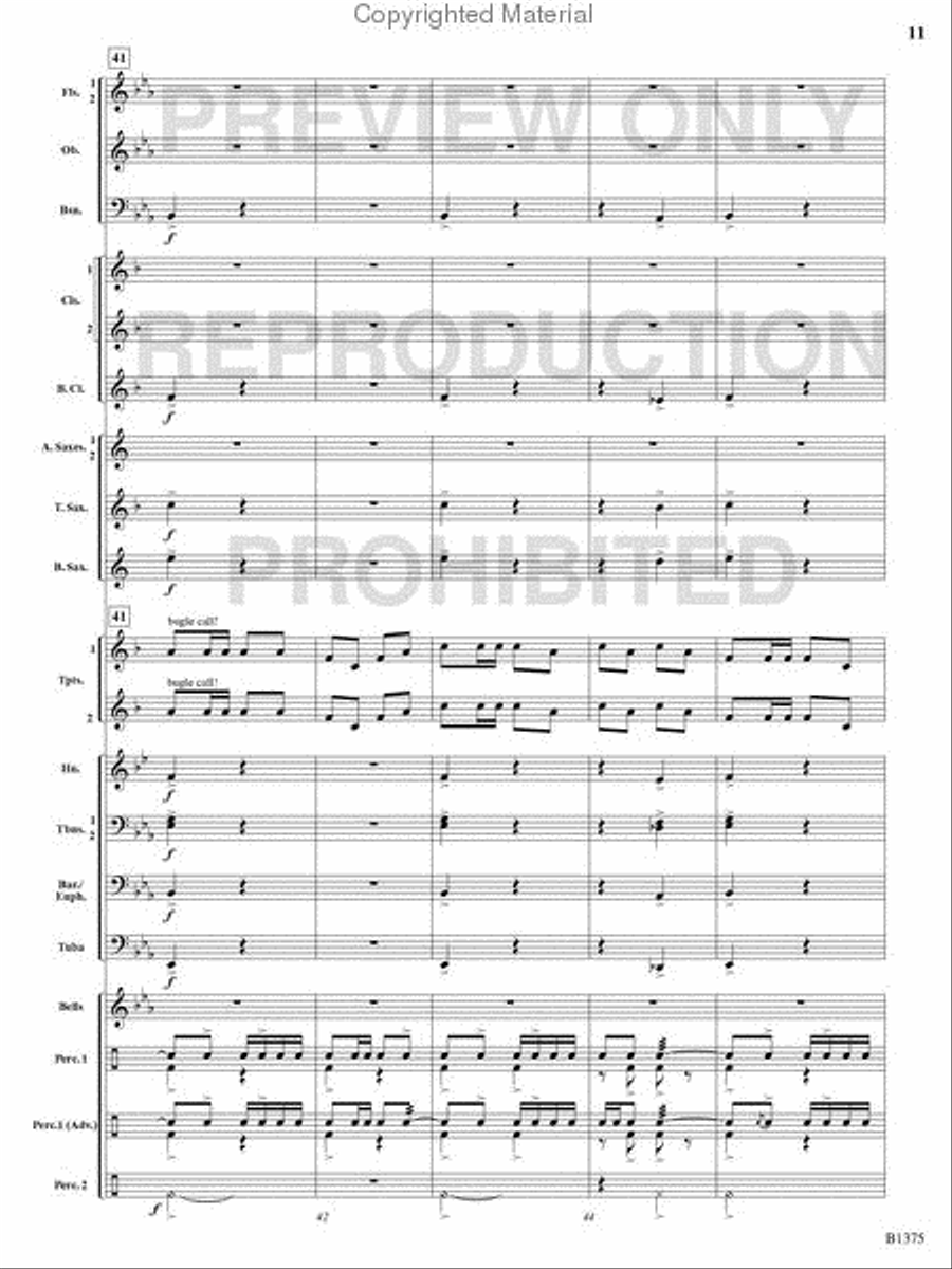 Excelsior! Excelsior! Concert Band scores gallery preview page 10