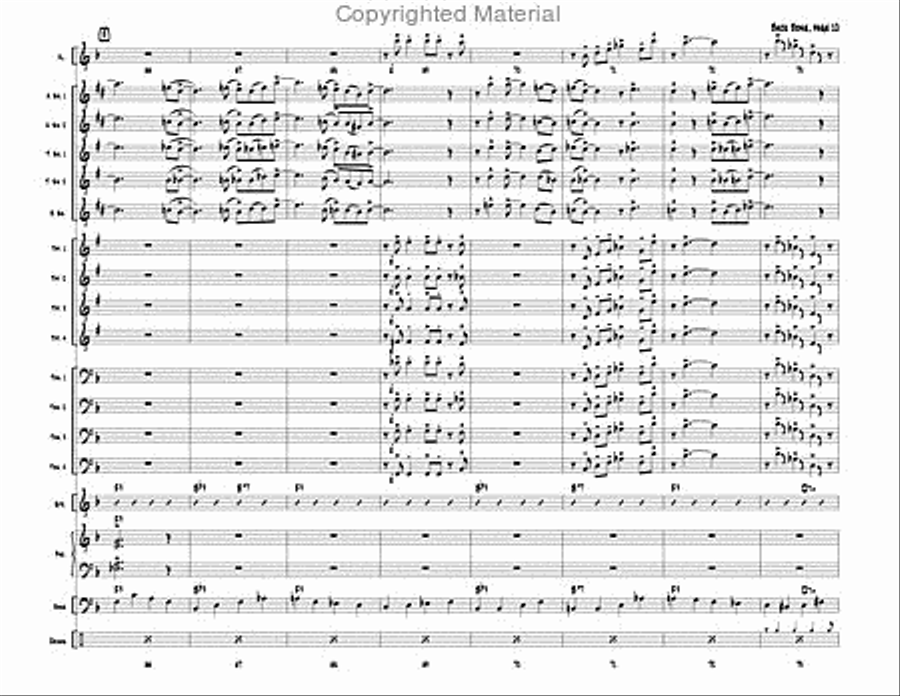 Back Bone Back Bone Jazz Ensemble scores gallery preview page 11