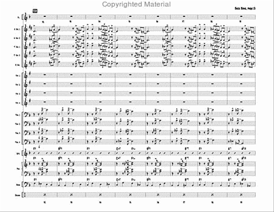 Back Bone Back Bone Jazz Ensemble scores gallery preview page 14