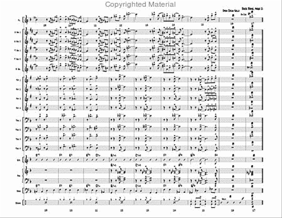 Back Bone Back Bone Jazz Ensemble scores gallery preview page 16