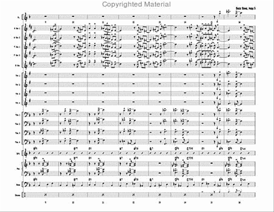 Back Bone Back Bone Jazz Ensemble scores gallery preview page 4