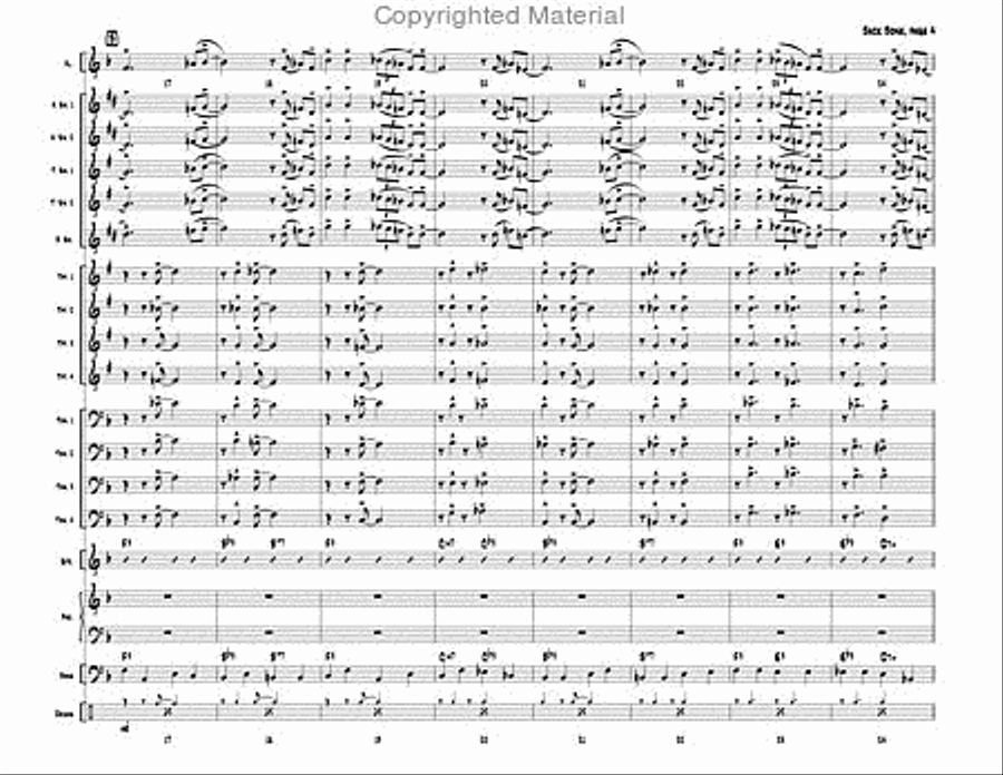 Back Bone Back Bone Jazz Ensemble scores gallery preview page 5