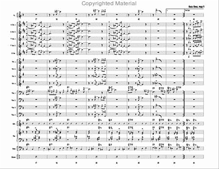 Back Bone Back Bone Jazz Ensemble scores gallery preview page 10