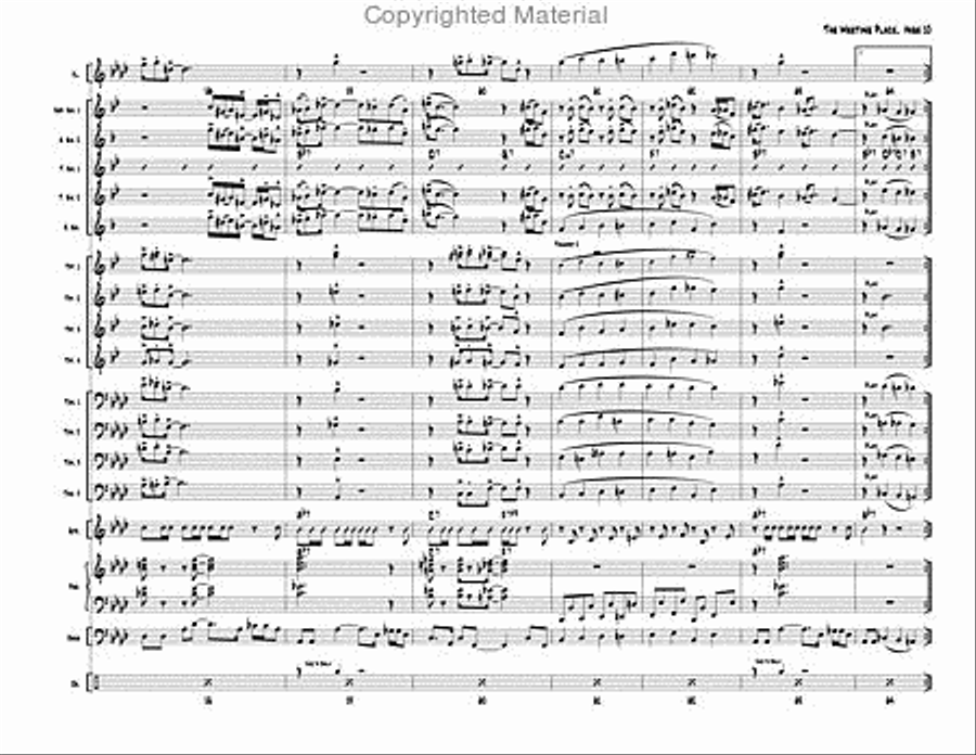 Meeting Place Meeting Place Jazz Ensemble scores gallery preview page 12