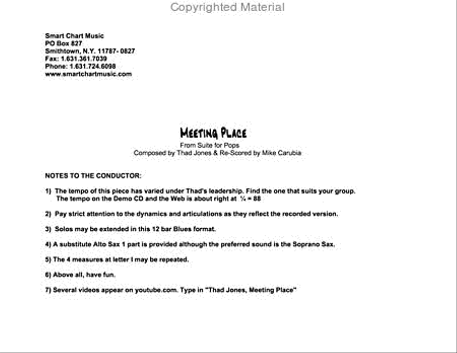 Meeting Place Meeting Place Jazz Ensemble scores gallery preview page 2