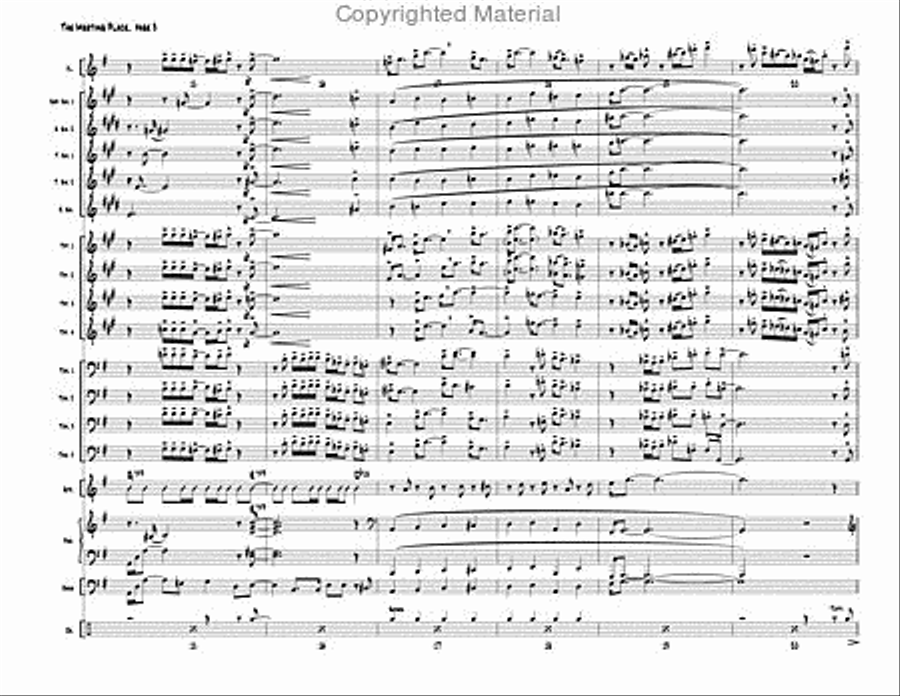 Meeting Place Meeting Place Jazz Ensemble scores gallery preview page 5