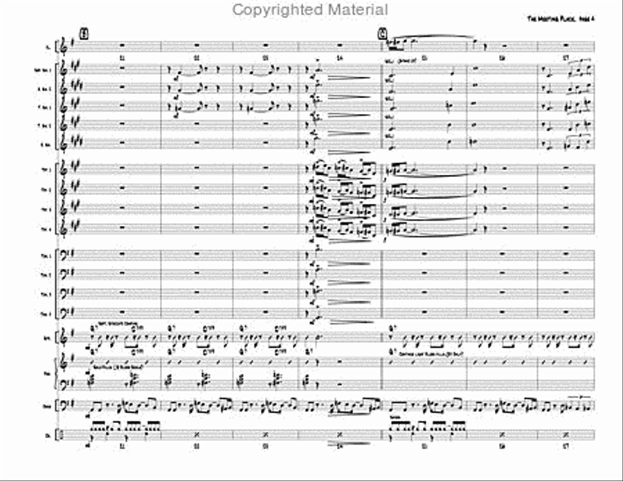 Meeting Place Meeting Place Jazz Ensemble scores gallery preview page 6