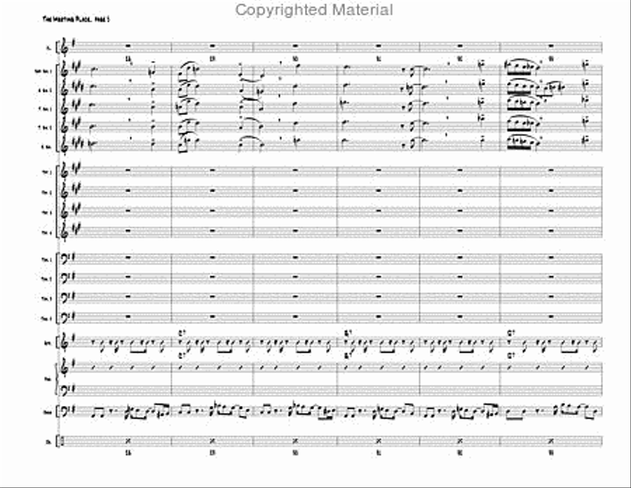 Meeting Place Meeting Place Jazz Ensemble scores gallery preview page 7