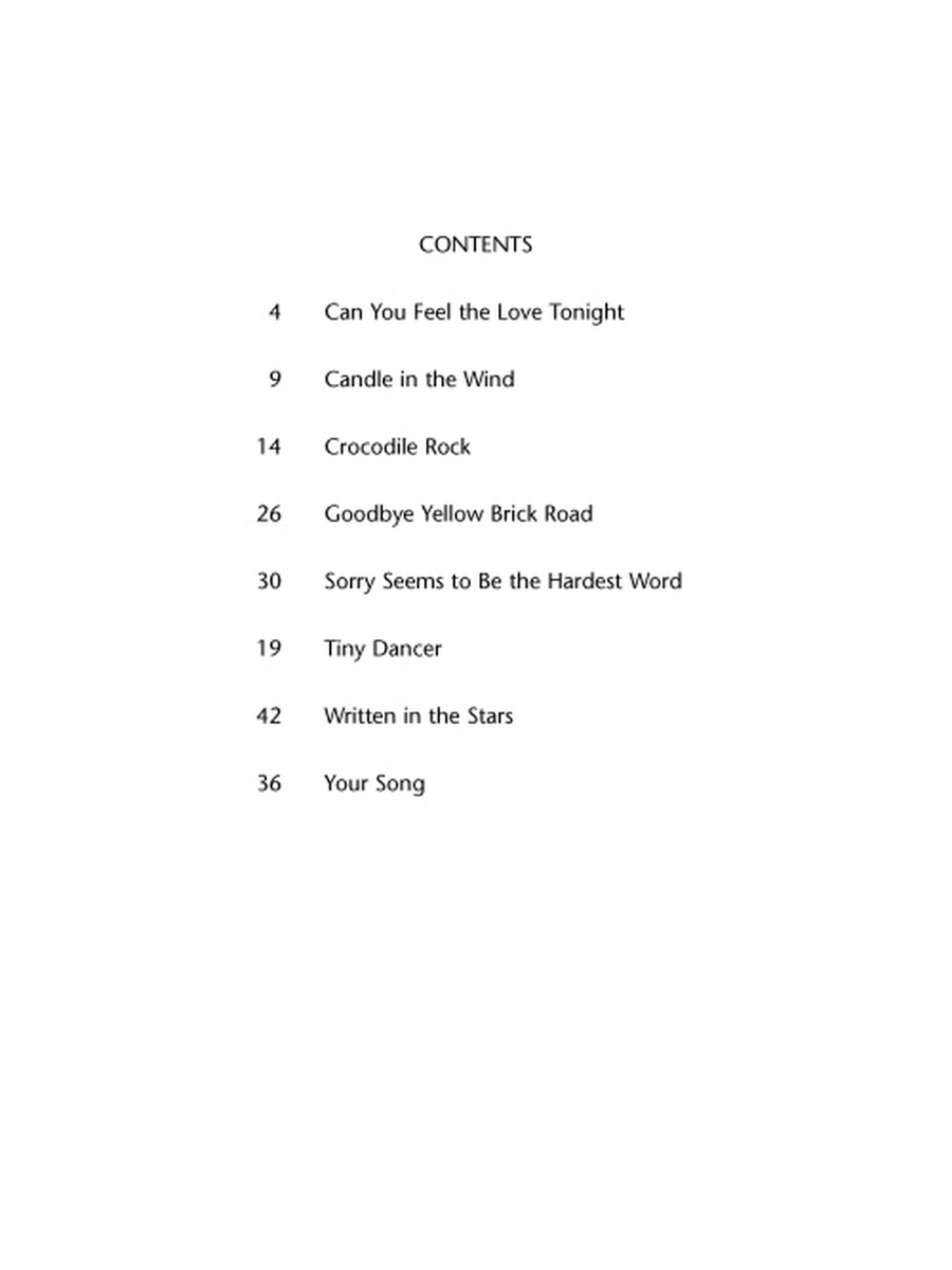 Elton John by Elton John Piano Method - Sheet Music page 3
