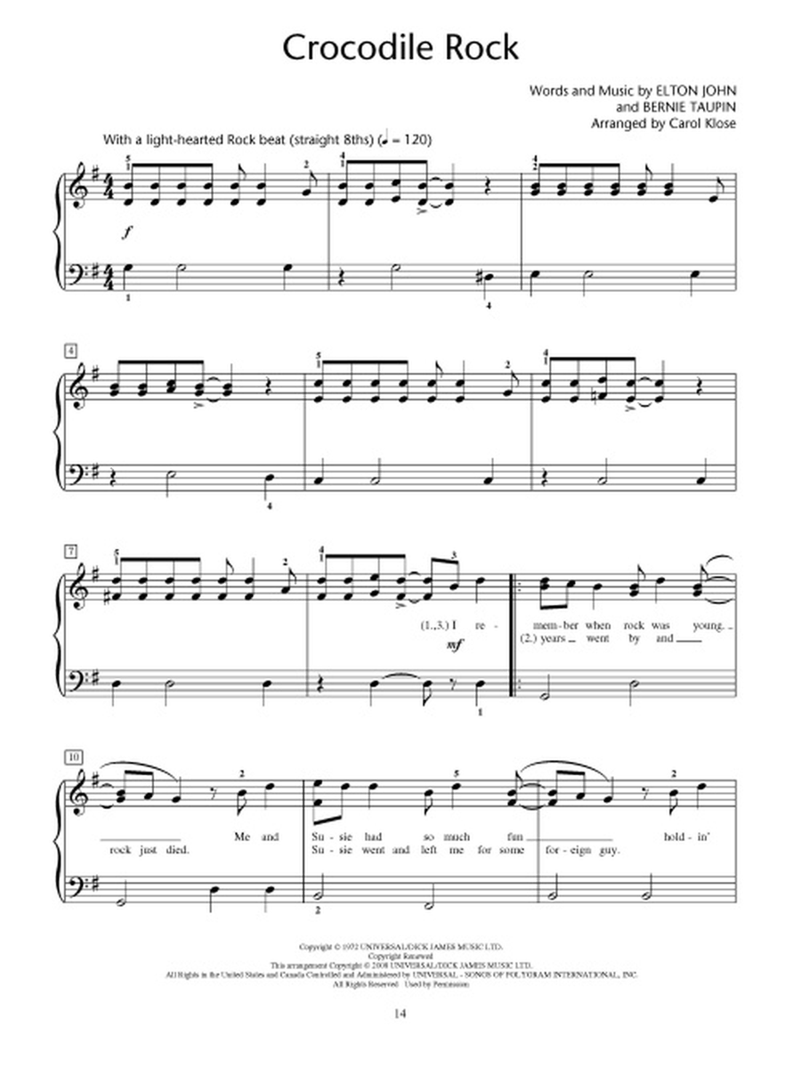 Elton John by Elton John Piano Method - Sheet Music page 5