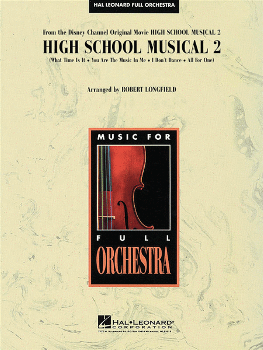 High School Musical 2 Full Orchestra scores gallery preview page 1