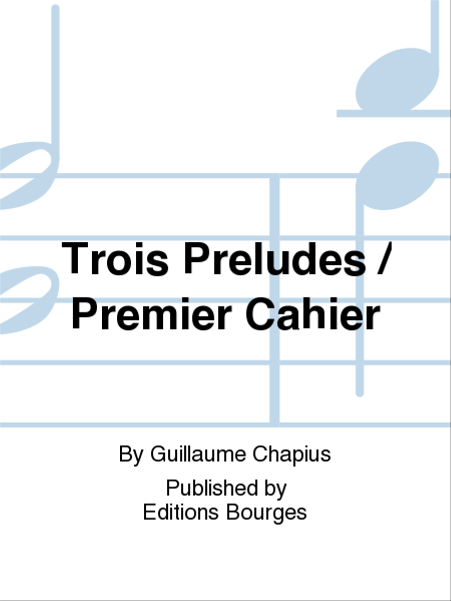 Trois Preludes / Premier Cahier Piano Solo scores gallery preview page 1