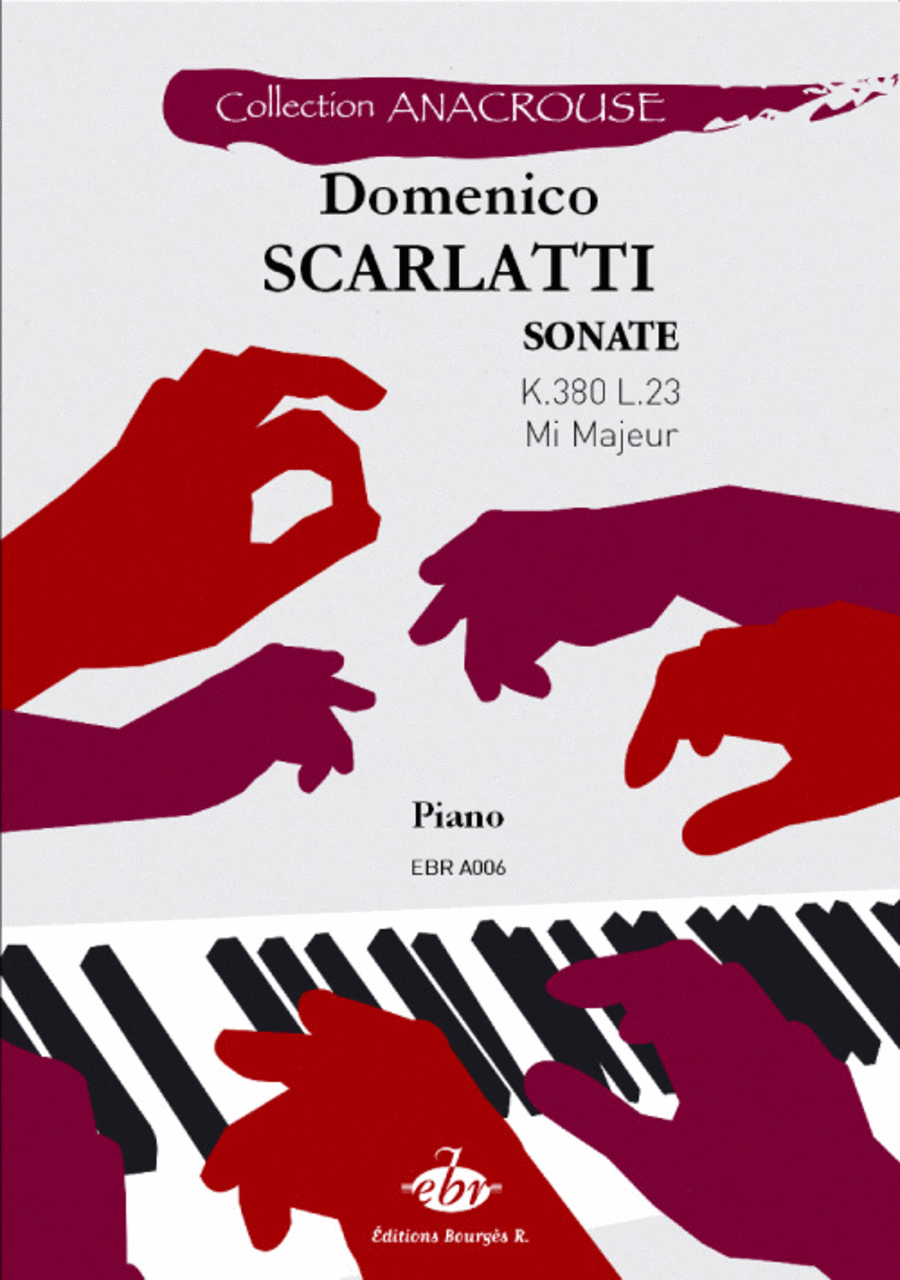 Sonate K.380 L.23 (Collection Anacrouse) Piano Solo scores gallery preview page 1