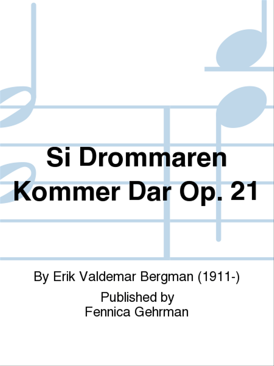 Si Drommaren Kommer Dar Op. 21 Voice scores gallery preview page 1