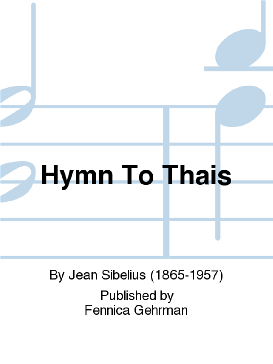 Hymn To Thais Voice scores gallery preview page 1