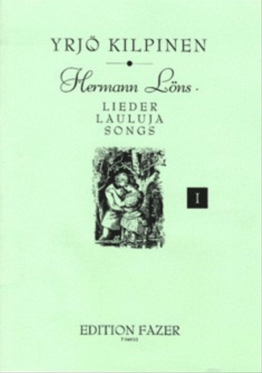 Hermann Lons Lieder 1 Voice scores gallery preview page 1