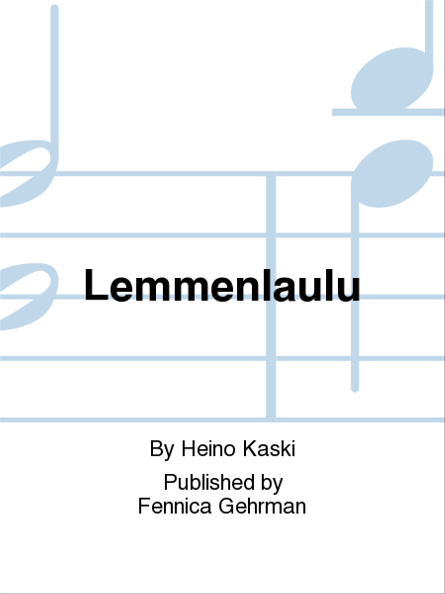 Lemmenlaulu Women's Choir scores gallery preview page 1