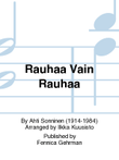 Rauhaa vain rauhaa / Hör, julens klockor ringa i frid