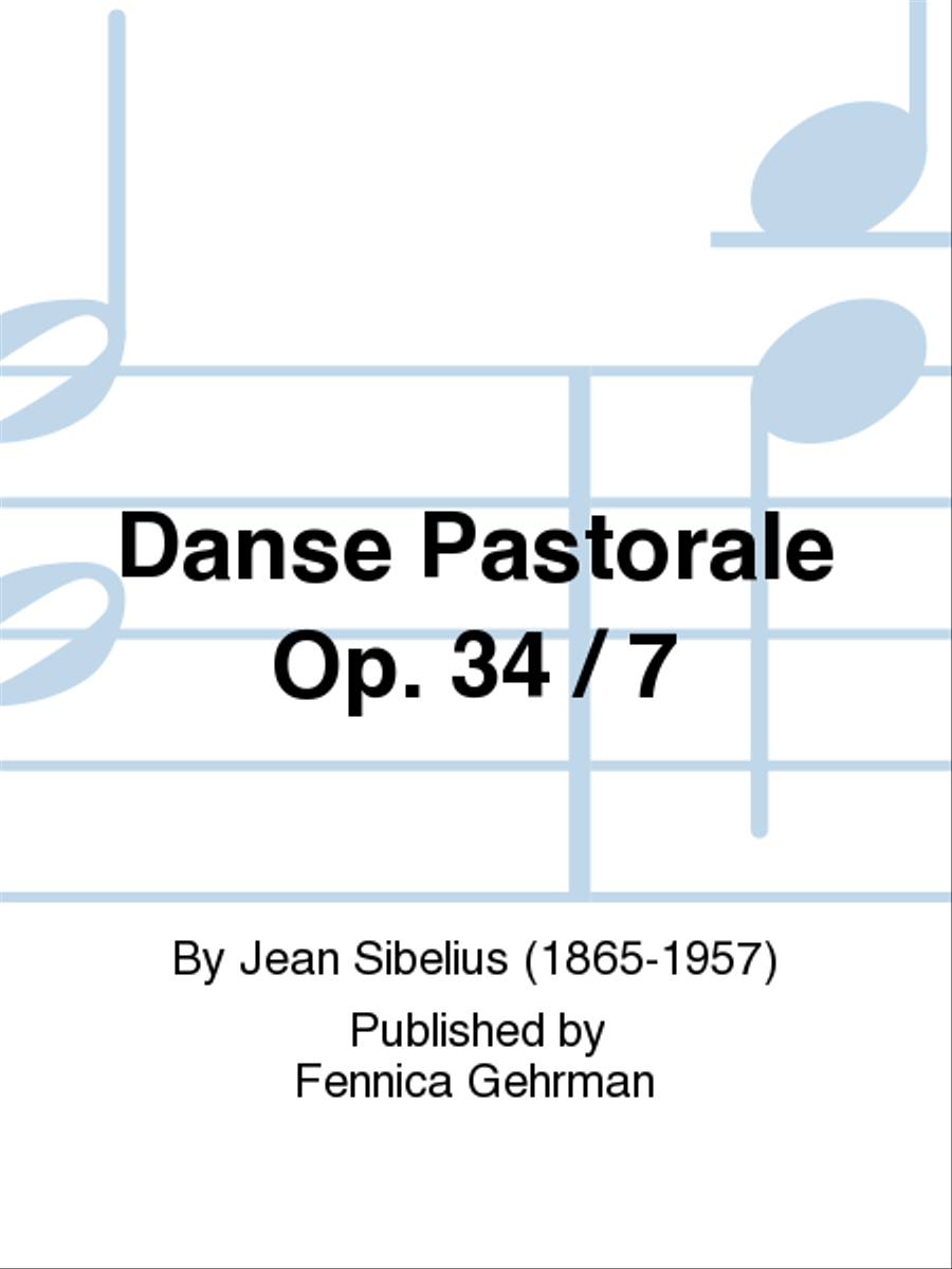 Danse Pastorale Op. 34 / 7 Piano Solo scores gallery preview page 1