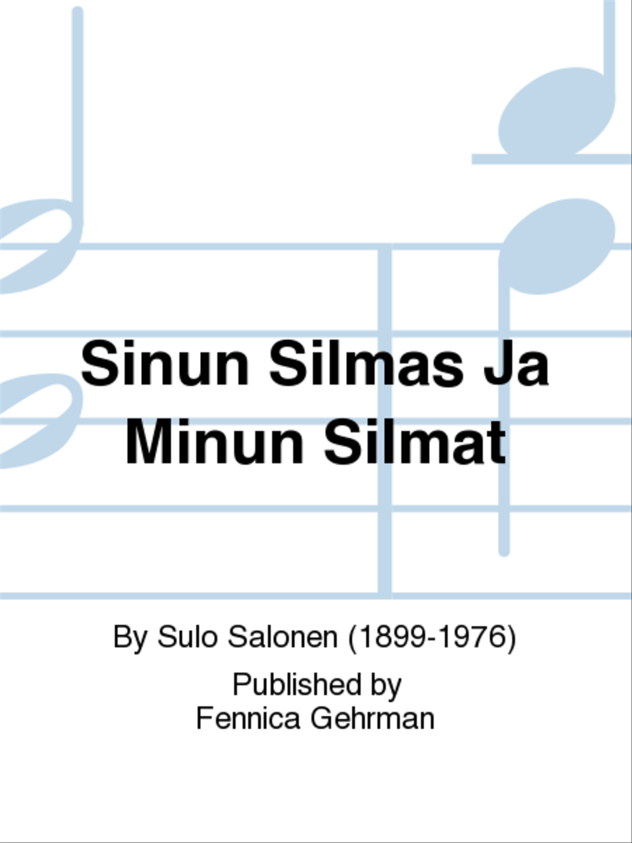 Sinun Silmas Ja Minun Silmat Women's Choir scores gallery preview page 1