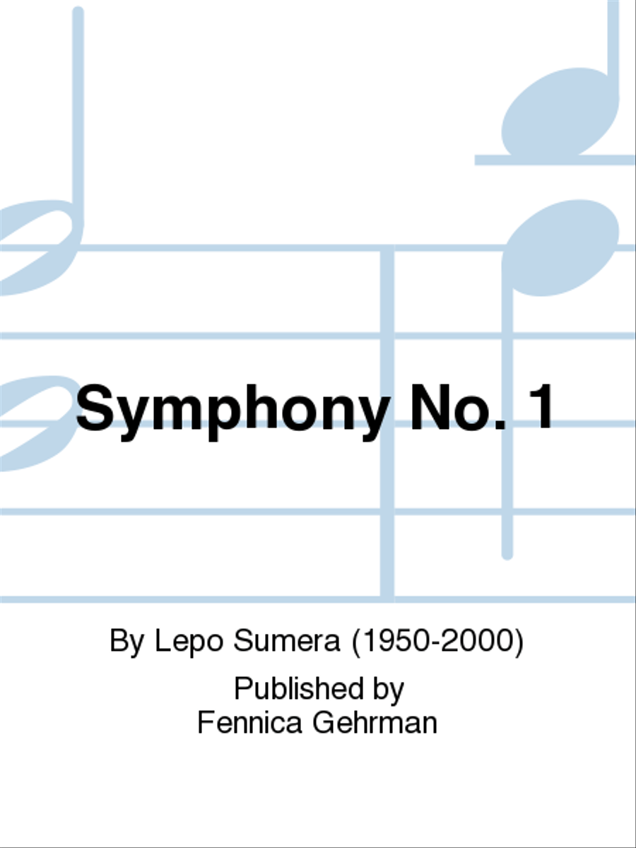 Symphony No. 1 Orchestra scores gallery preview page 1