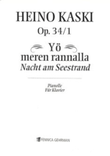 Yö meren rannalla / Nacht am Seestrand op 34/1