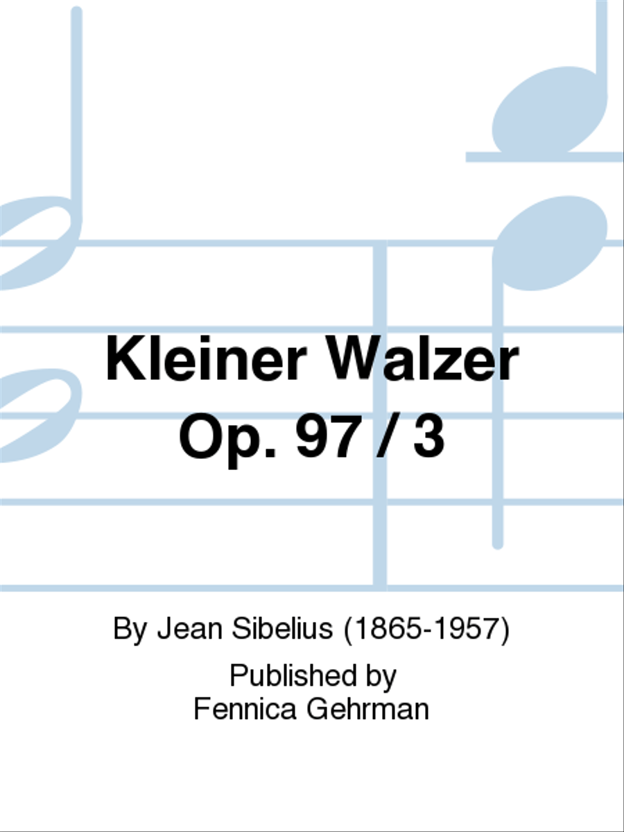 Kleiner Walzer Op. 97 / 3 Piano Solo scores gallery preview page 1