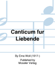 Canticum fur Liebende