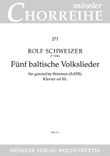 Funf baltische Volkslieder