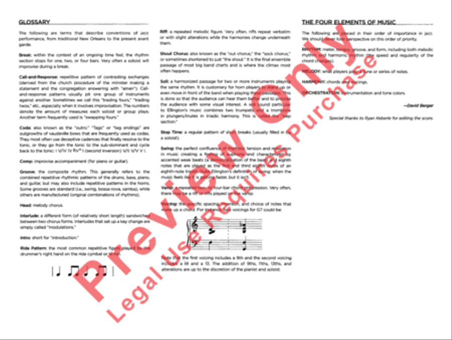 Movin' Uptown Movin' Uptown Jazz Ensemble scores gallery preview page 5