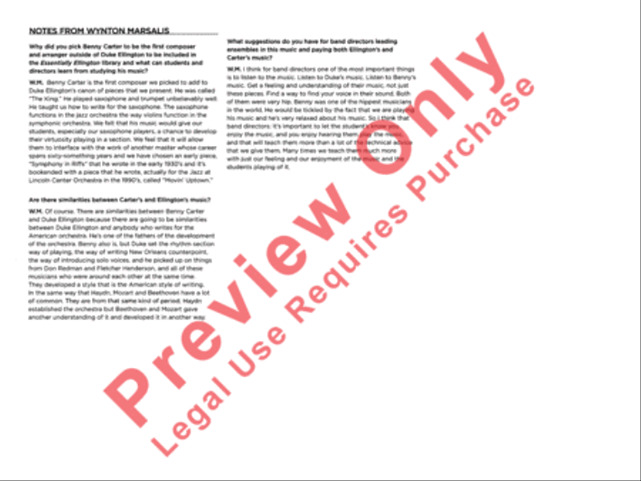 Movin' Uptown Movin' Uptown Jazz Ensemble scores gallery preview page 7