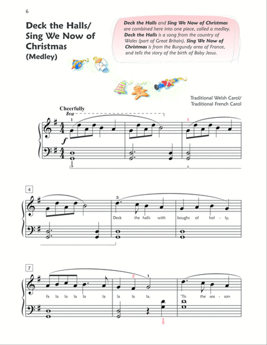 Premier Piano Course Christmas, Book 2B Piano Method scores gallery preview page 2