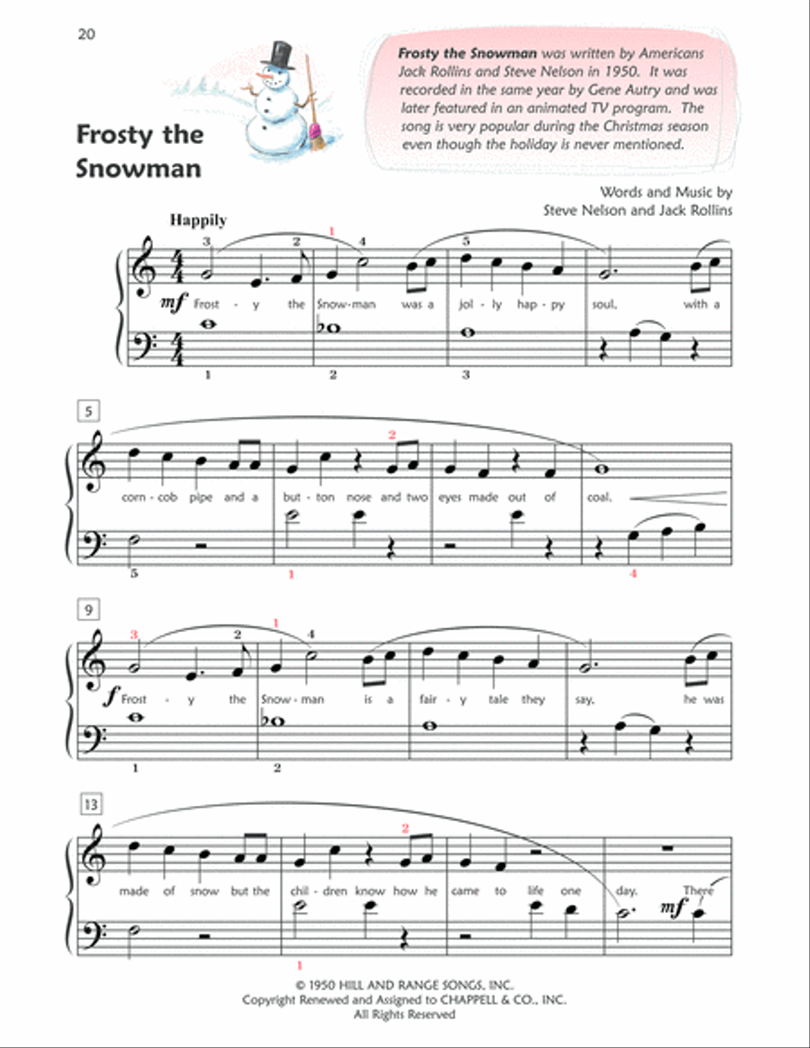 Premier Piano Course Christmas, Book 2B Piano Method scores gallery preview page 5
