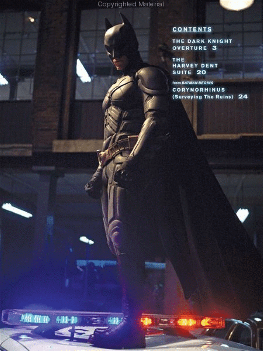 Selections from the Motion Picture The Dark Knight Piano Solo scores gallery preview page 2