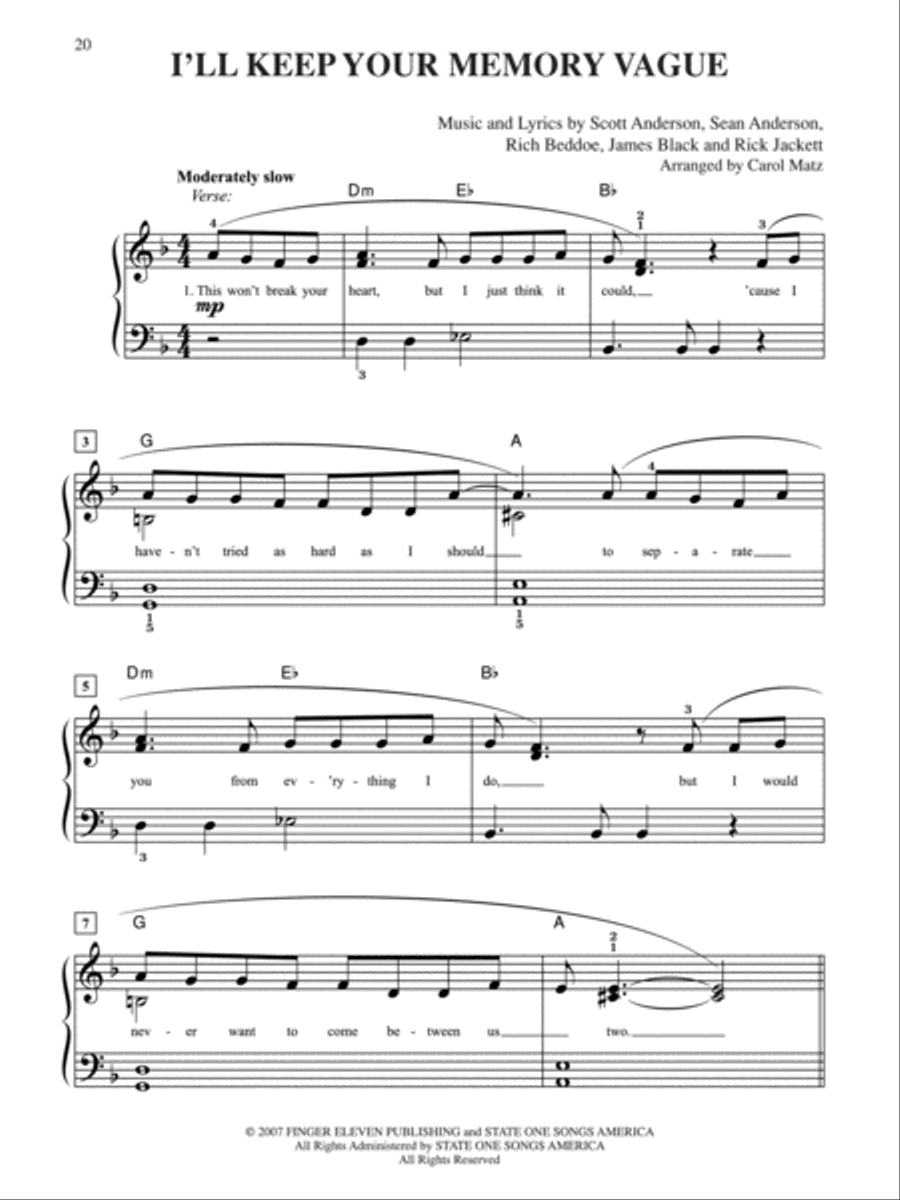 2008 Greatest Pop & Movie Hits Easy Piano scores gallery preview page 3
