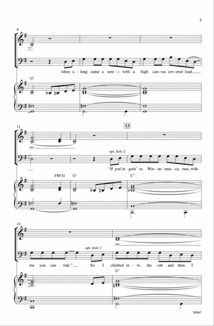 I've Been Everywhere I've Been Everywhere 4-Part scores gallery preview page 17