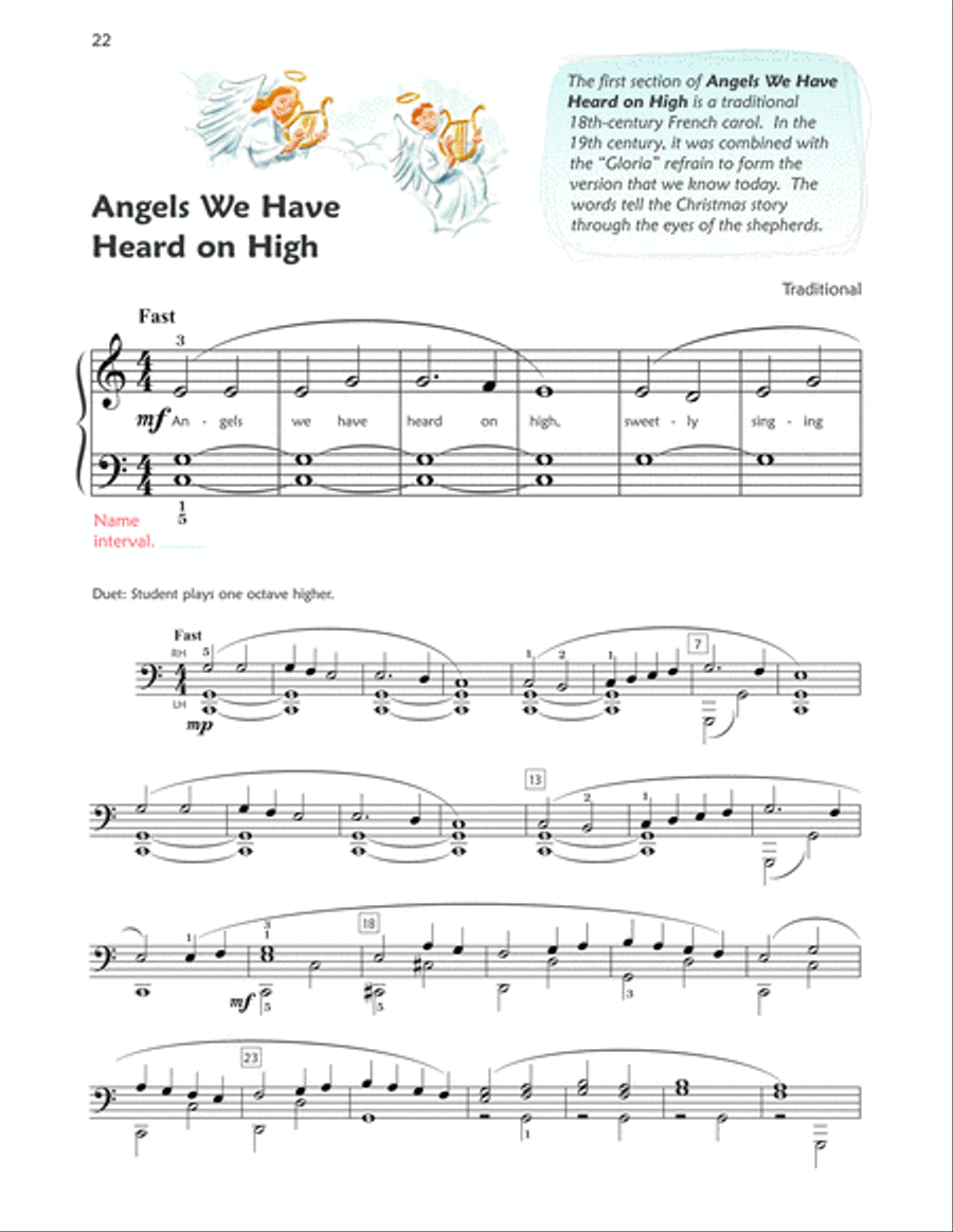 Premier Piano Course Christmas, Book 1B Piano Method scores gallery preview page 5