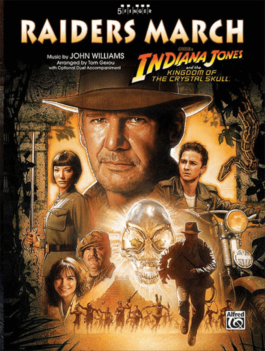Raiders March (from Indiana Jones and the Kingdom of the Crystal Skull) Easy Piano scores gallery preview page 1