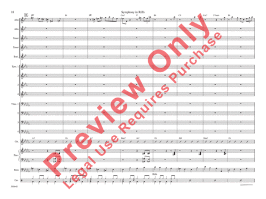 Symphony in Riffs Symphony in Riffs Jazz Ensemble scores gallery preview page 25