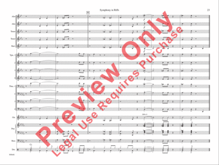 Symphony in Riffs Symphony in Riffs Jazz Ensemble scores gallery preview page 30