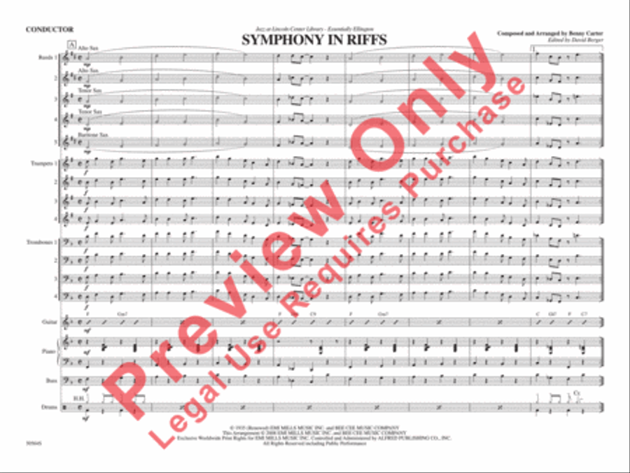 Symphony in Riffs Symphony in Riffs Jazz Ensemble scores gallery preview page 8